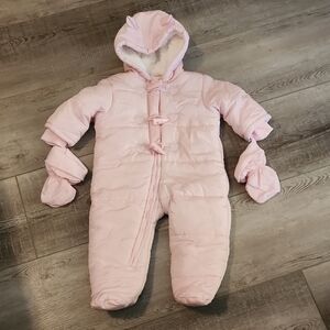 6-9 Month Pink Snowsuit